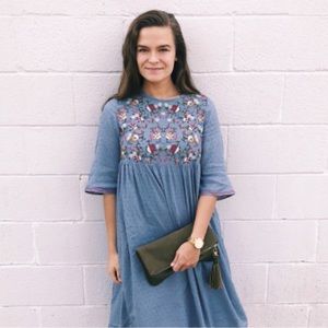 Downeast embroidered dress